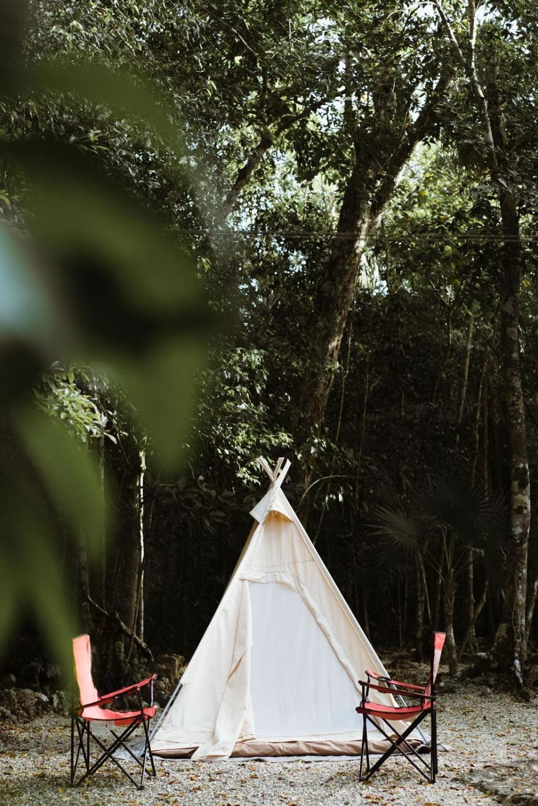 Cheel Lodge & Camping Puerto Morelos Exterior photo